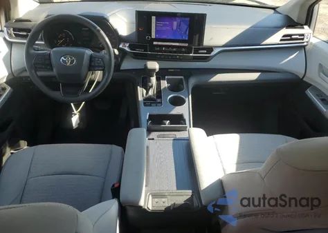 2025 Toyota Sienna Le z USA, uszkodzony, nr VIN 5TDKRKEC7SS226629